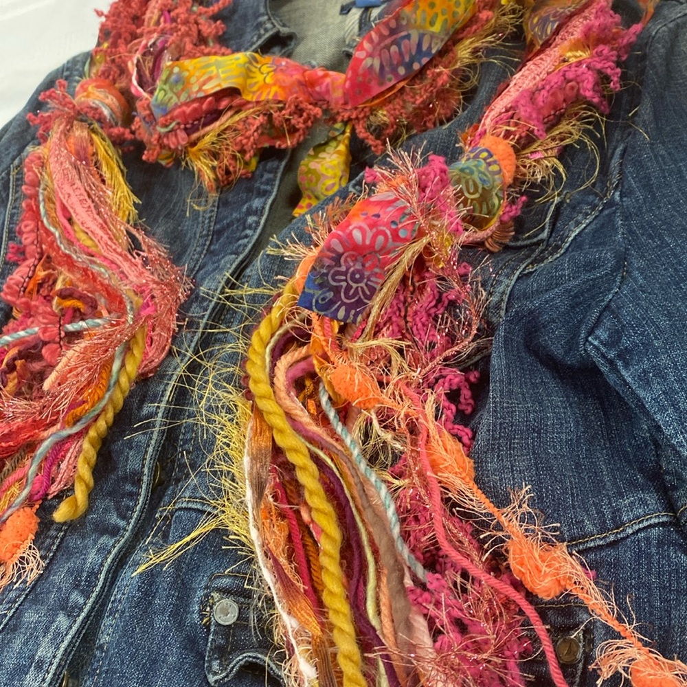 Artisan Textured Scarf - Picture 6 of 7